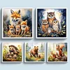 (Multi-Style) Mother'S Day-Animal-11CT Stamped Cross Stitch 45*45cm/17.72*17.72in