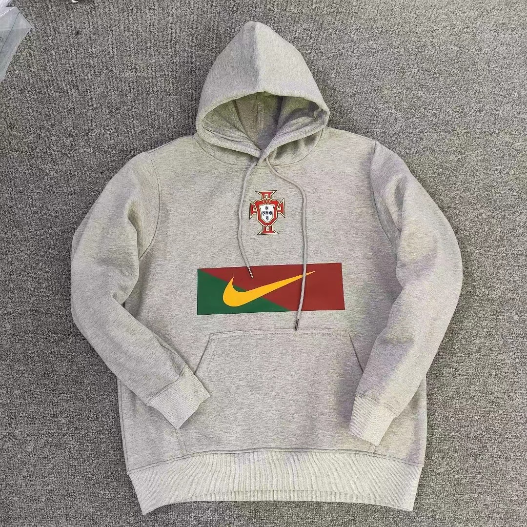 2022 Portugal Sweatshirt GrayFootball Shirt 1:1 Thai Quality