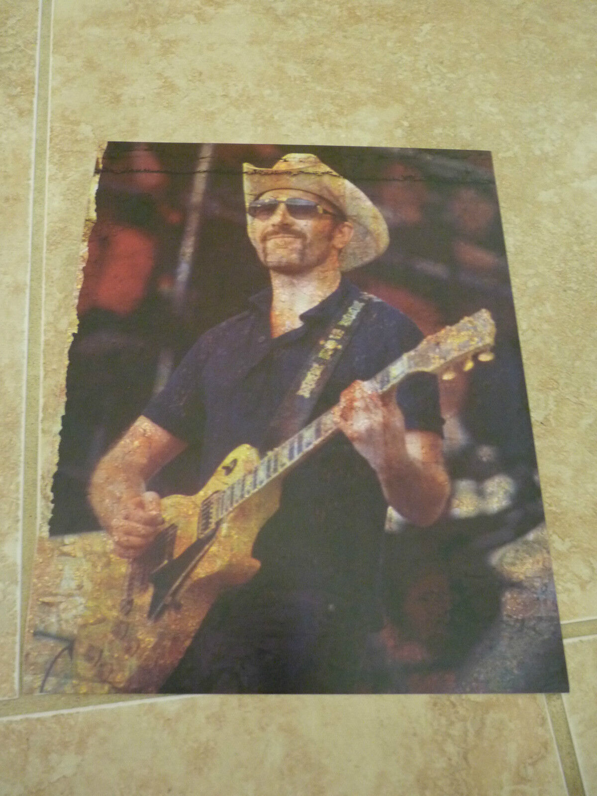 The Edge U2 Guitarist 12x9 Coffee Table Book Photo Poster painting Page #2