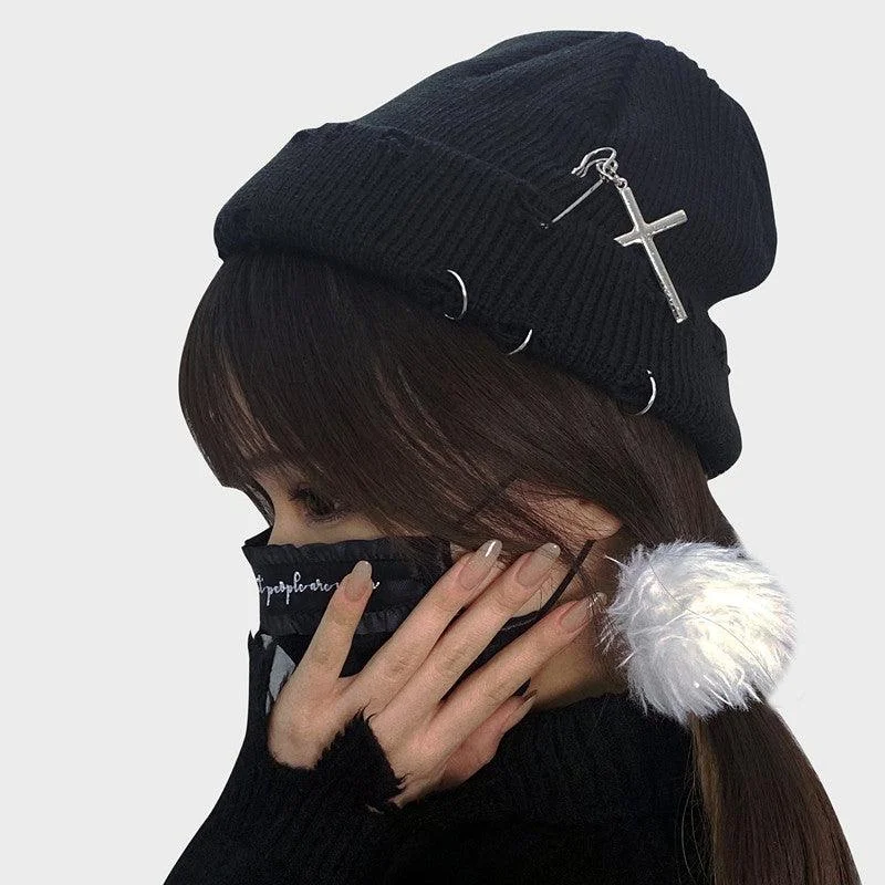 Sage Get Your Fix Knitted Beanie