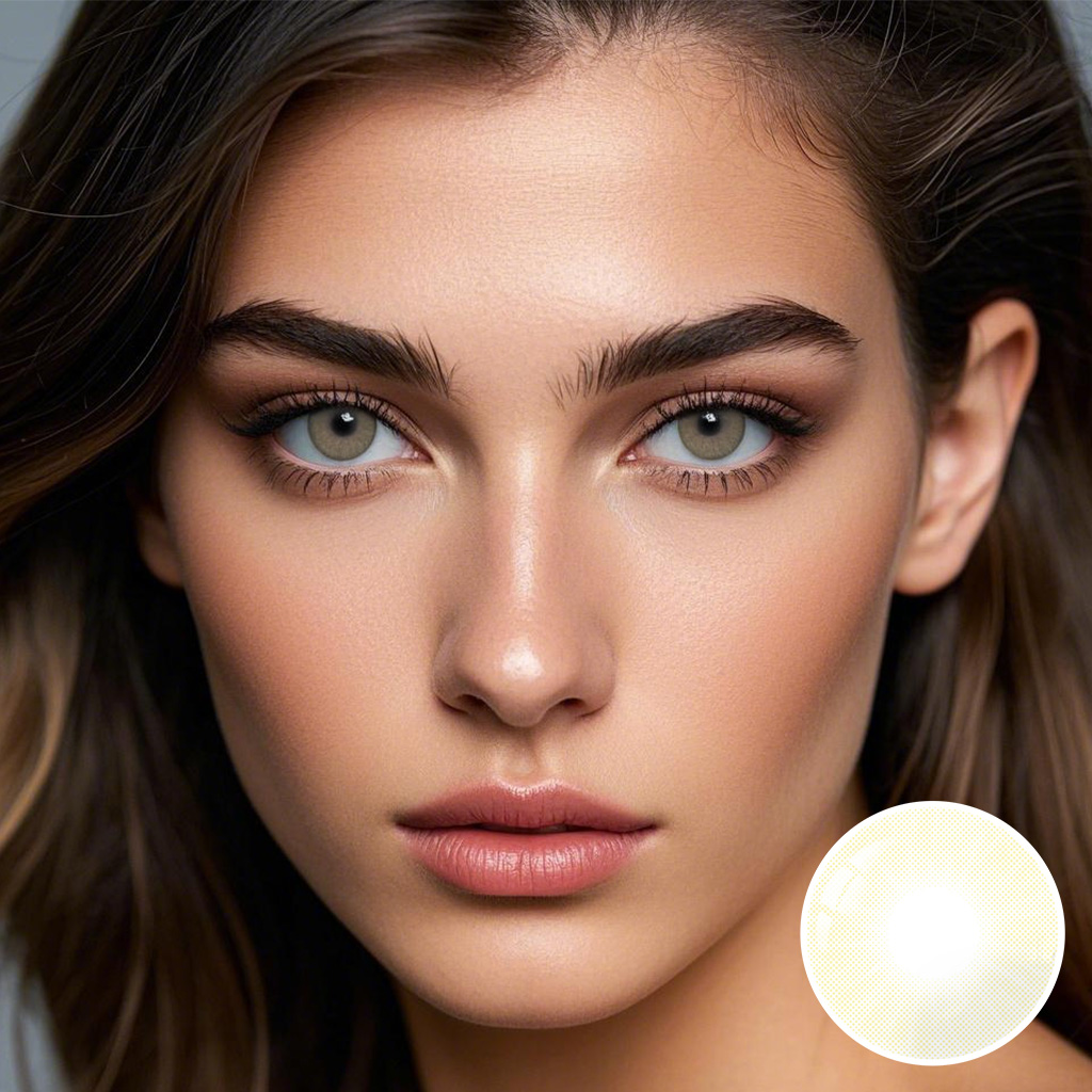 Hidrocor CRYSTAL YELLOW Colored Contact Lenses