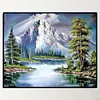 Montagne de Neige - Compl&egrave;te Rond Peinture au Diamant 50*40CM