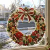 DIY Xmas Wreath Pearl Art Diamond Painting Pendant(Single-Sided)