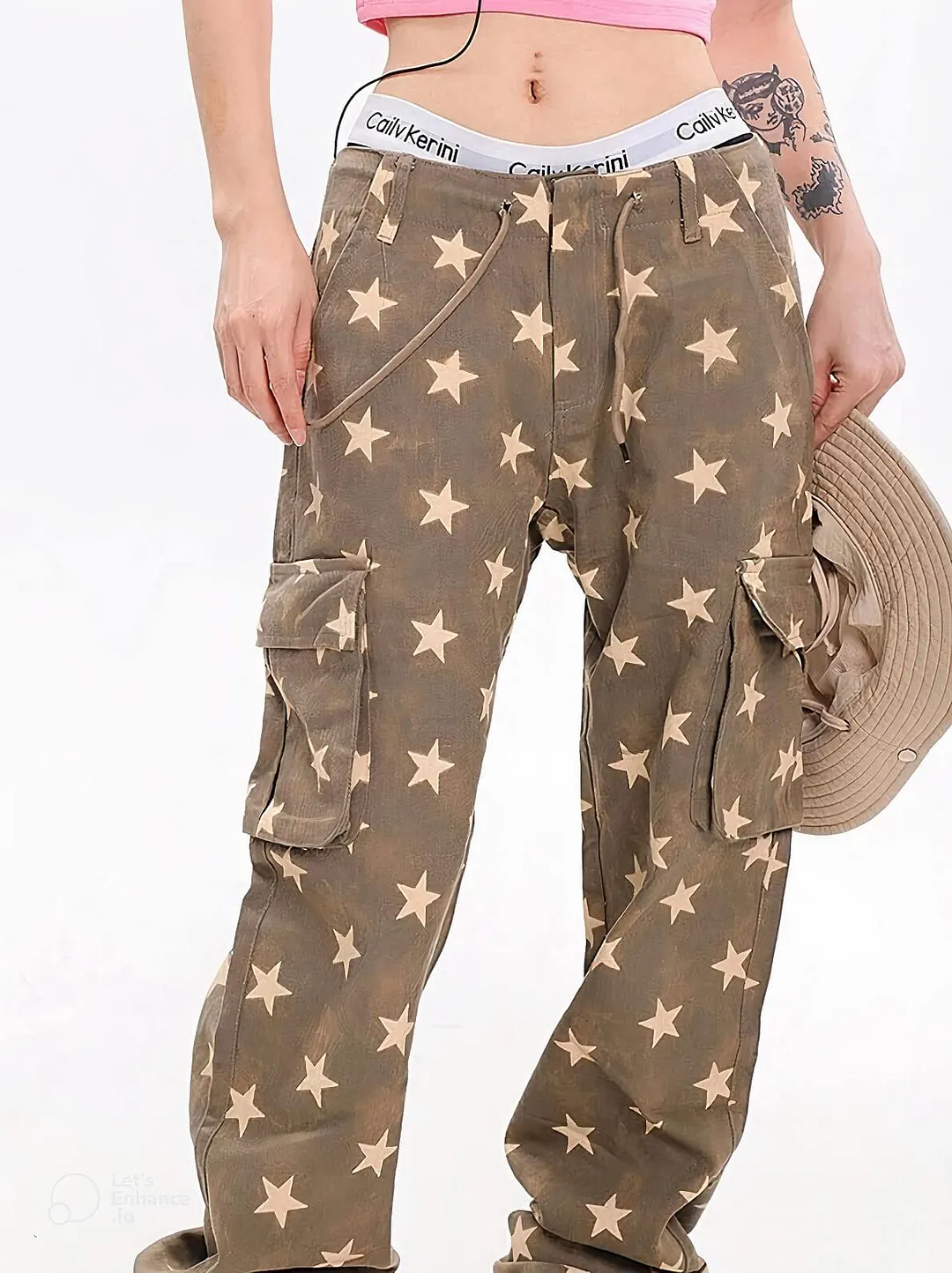 Brownm Star Low Rise Jeans