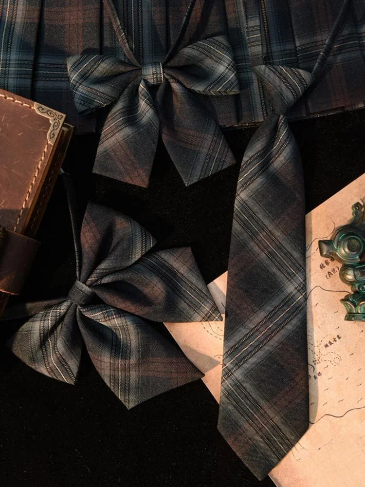 Cute Kawaii Bronze Heavenly Tree Jk Uniform Bow Ties & Tie SP16558