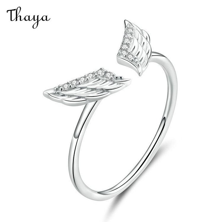 Thaya 925 Silver Guardian Wing Ring 