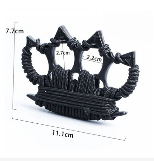 Brass Knuckles Four Finger Boxing Gloves Metal Legal Self-defense Supplies