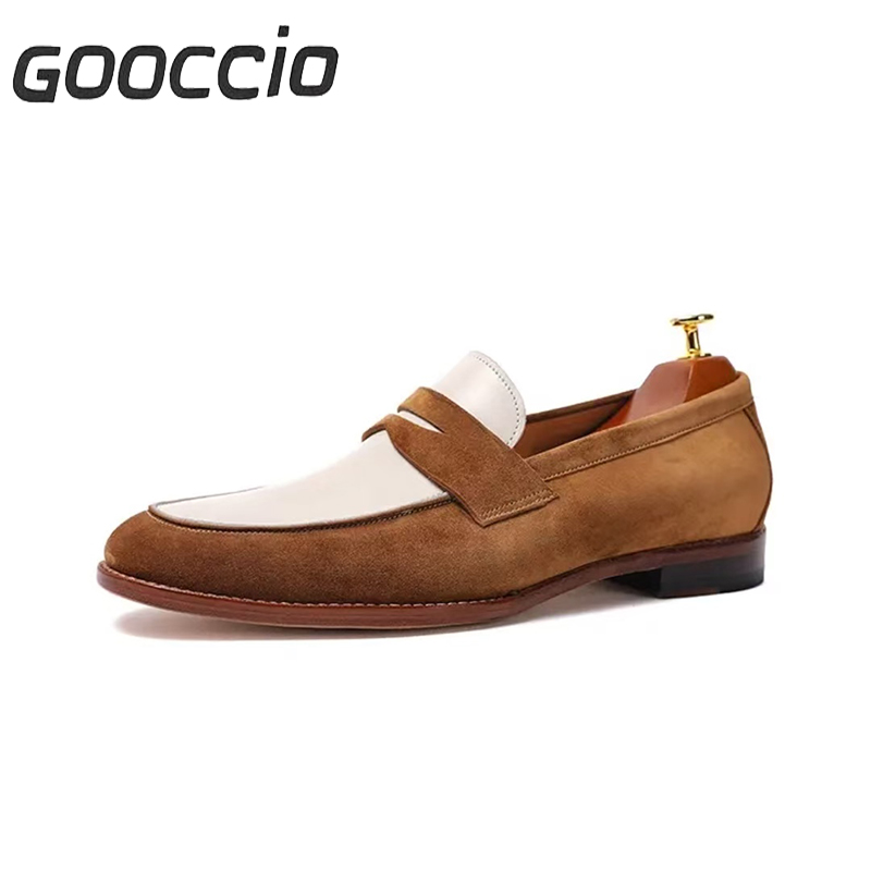 NJ218 Prenium Calf-Skin Dress Shoes/Loafers For Men  GOOCCIO   