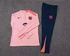Joyfball 2025/2026 Barcelona Half-Pull Training Suit Pink Football Shirt 1:1 Thai Quality