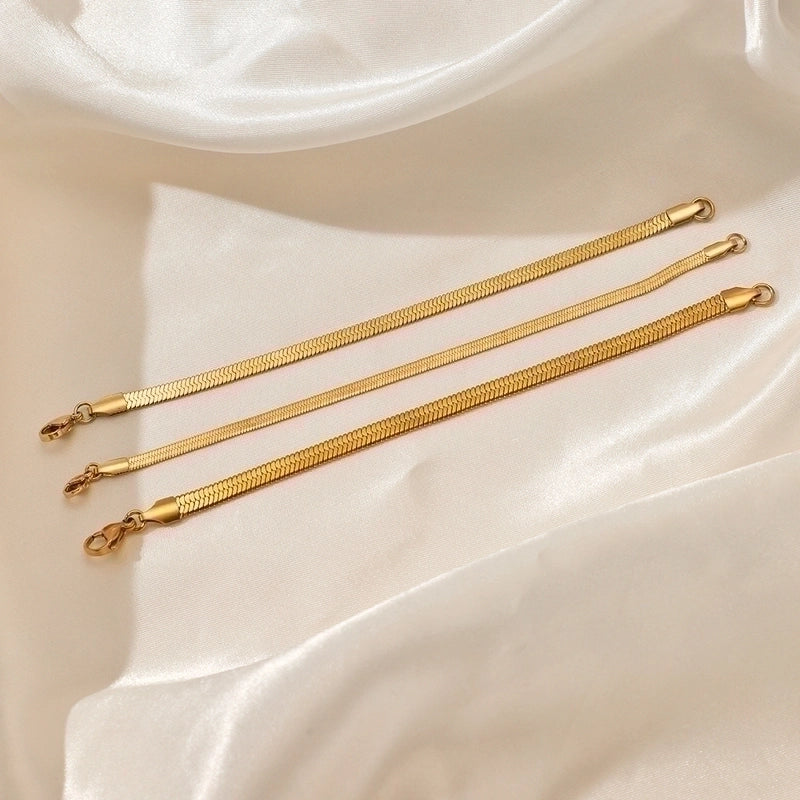 Fashion Geometric 304 Stainless Steel Stainless Steel Bracelets In Bulk