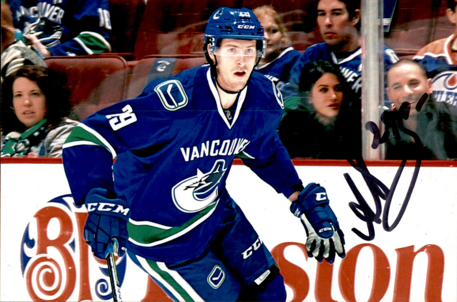 Andrey Pedan SIGNED 4x6 Photo Poster painting VANCOUVER CANUCKS #8