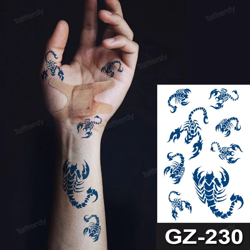 Anime Temporary Tattoo Fruit Ink Waterproof Natural Safety Lasting Juice DIY Body Art Tattoo Arm Sleeve Hand Paints Tattoo Fake