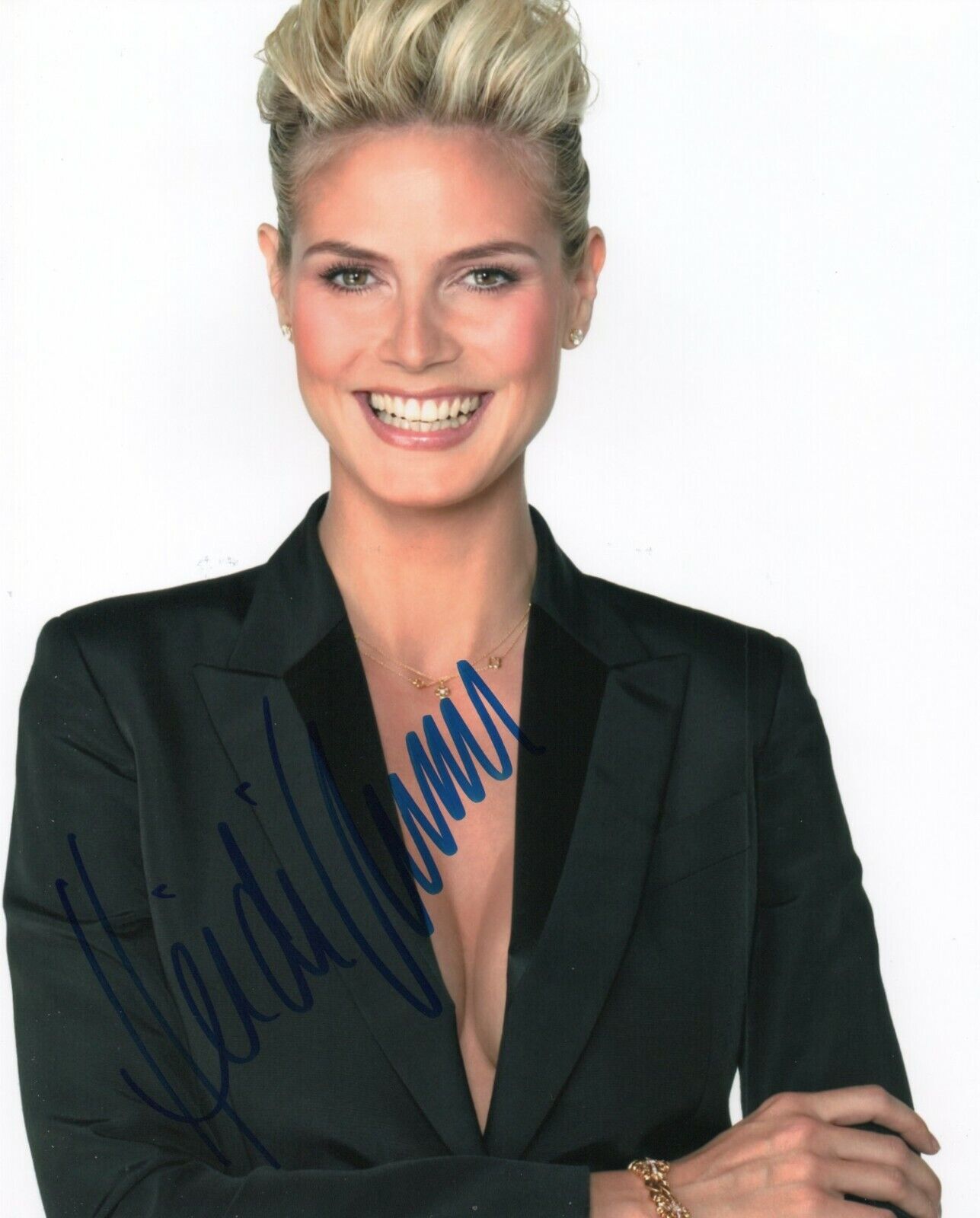 Autographed Heidi Klum signed 8 x 10 Photo Poster painting Hot