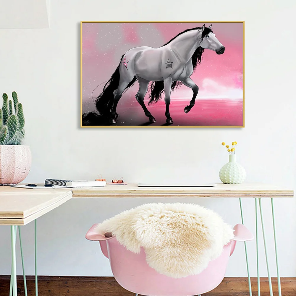 Random Pattern 5D DIY Full Round Diamond Painting Mosaic Beadwork