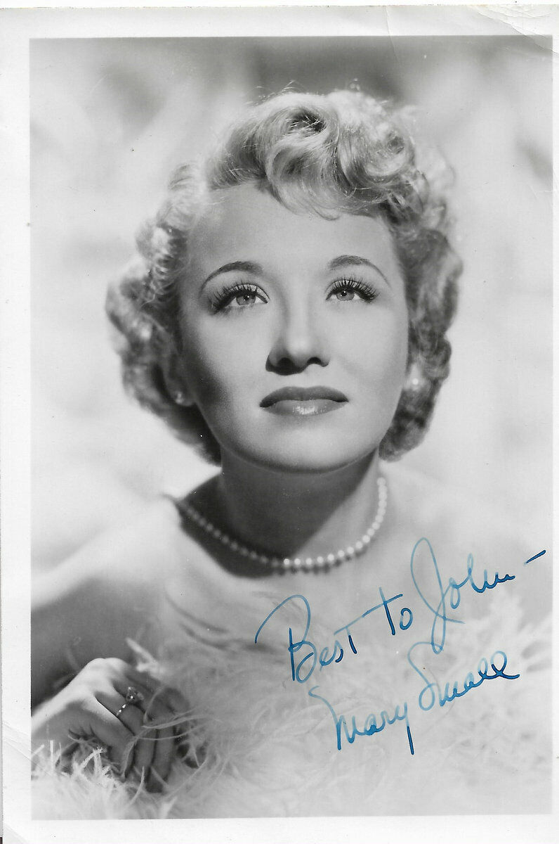 MARY SMALL (1922-2007) American Singer & Radio Host etc Signed pic