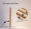 LED wooden table lamp, modern simple design vertical indirect lighting atmosphere lamp, 360&deg; adjustable portable atmosphere lamp
