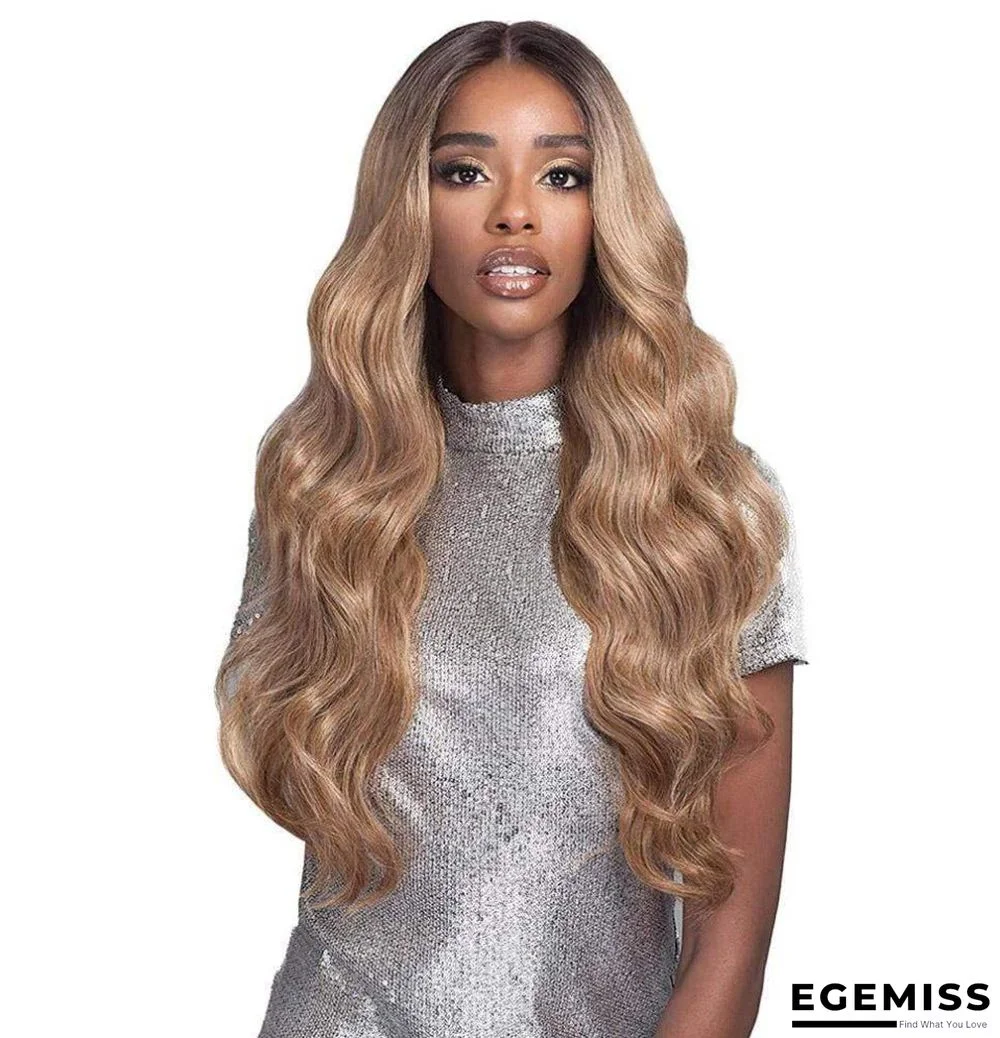 New Wig Female Long Curly Hair Big Wave Gradient Wig | EGEMISS