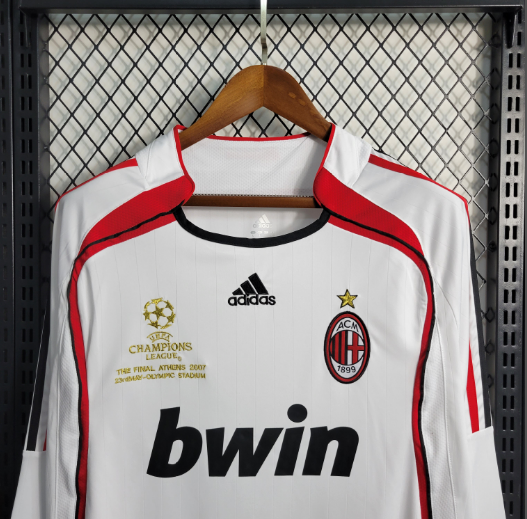 2006-2007 AC Milan Away Long Sleeve Retro football shirt 