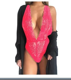 Churchf Black Perspective Three-Point Conjoined Lingerie Suit Seduction Perspective Sex Pajamas