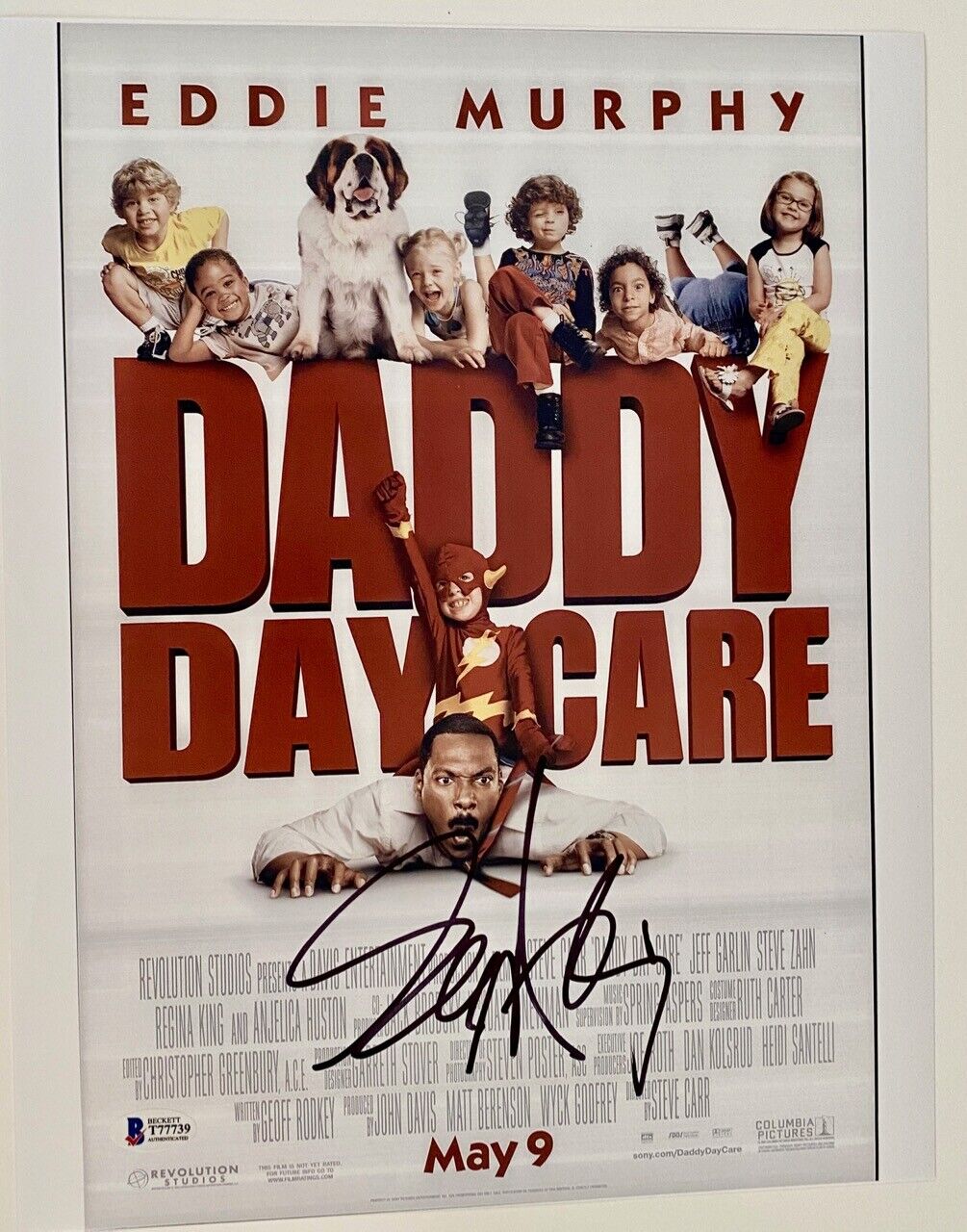 Eddie Murphy Signed Autographed 11x14 Photo Poster painting DADDY DAY CARE Beckett BAS COA