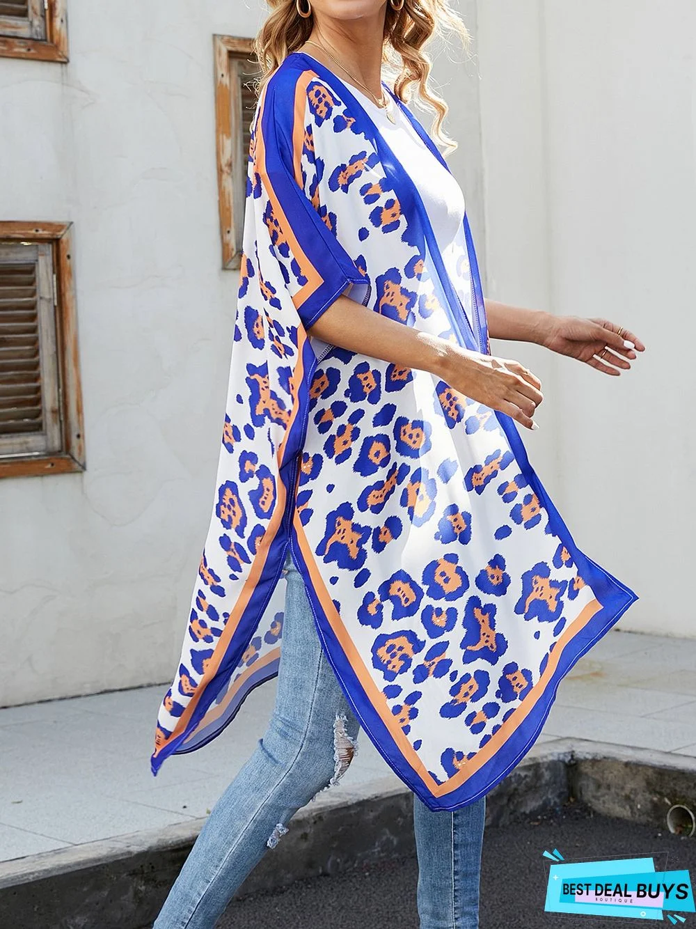 Vacation Animal Printing Coverup