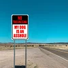 No Treaspassing My Dog Is An Asshole - Vintage Metal Signs - 20*30cm/30*40cm - Warning