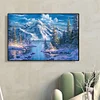(70*50cm)Snow Mountain - Full Square Drill Diamond Painting