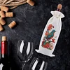 5D DIY Special Shaped Drill Diamond Painting Wine Bottle Bags Covers Kit(Butterfly Flower)