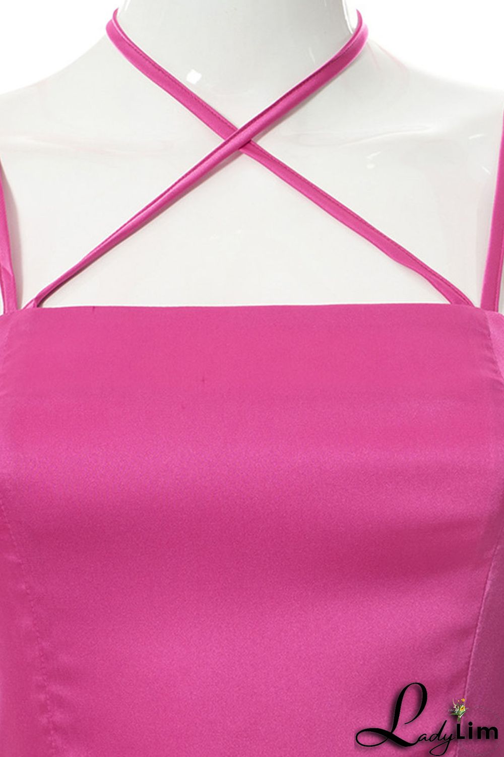 Red Sexy Solid Patchwork Spaghetti Strap A Line Dresses