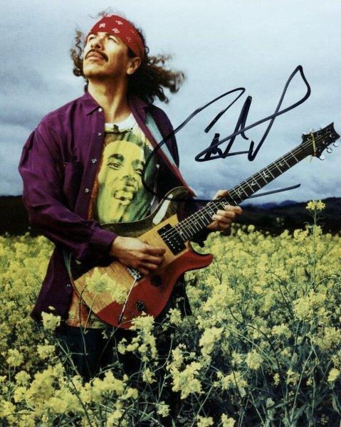 REPRINT - CARLOS SANTANA Guitar Musician Signed 8 x 10 Glossy Photo Poster painting RP