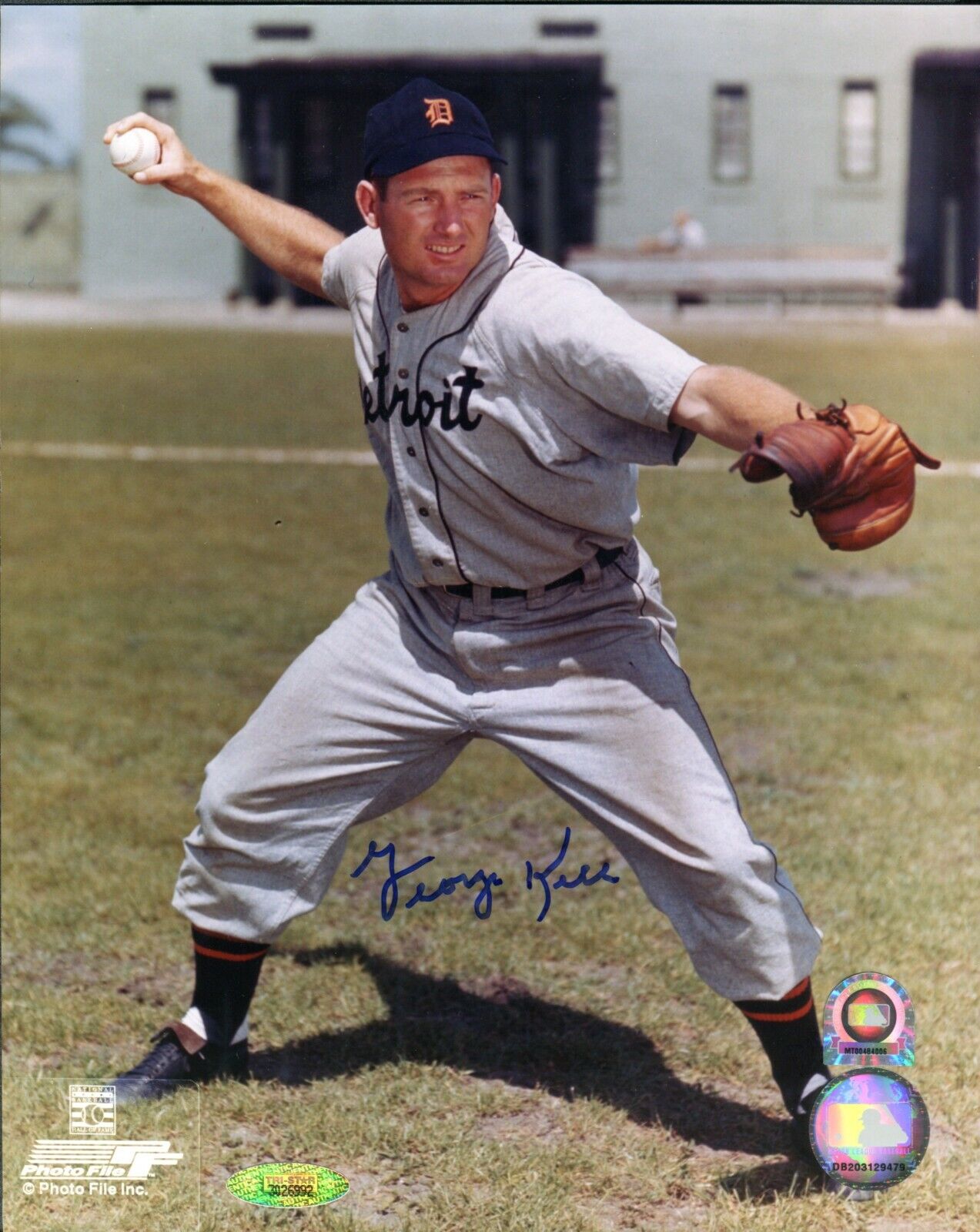 MLB & TriStar George Kell Autographed Signed 8x10 Photo Poster painting Detroit Tigers TRB 890