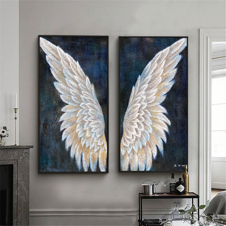 Angel Wings - Full Square Diamond Painting(80*40cm)