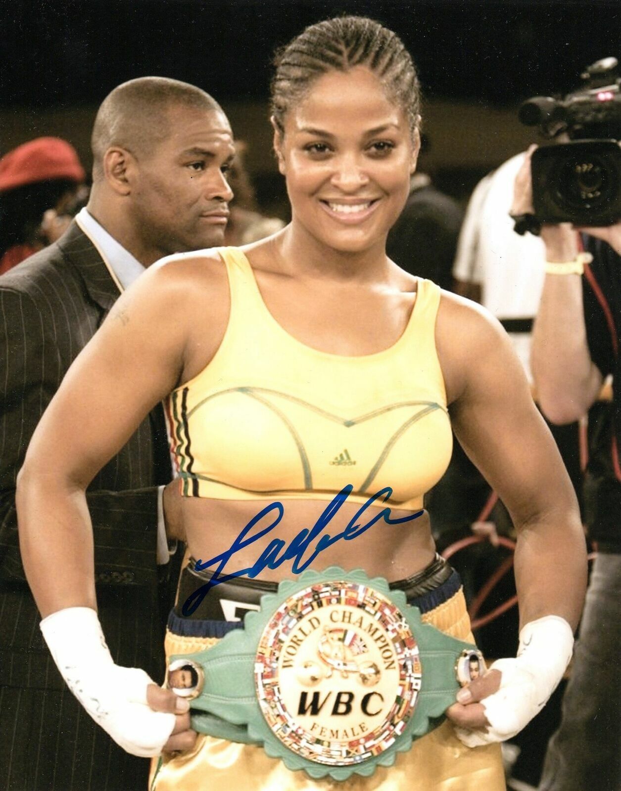 Laila Ali Autographed Signed 8x10 Photo Poster painting REPRINT