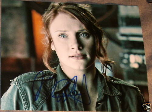 BRYCE DALLAS HOWARD AUTOGRAPH SIGNED TERMINATOR Photo Poster painting C