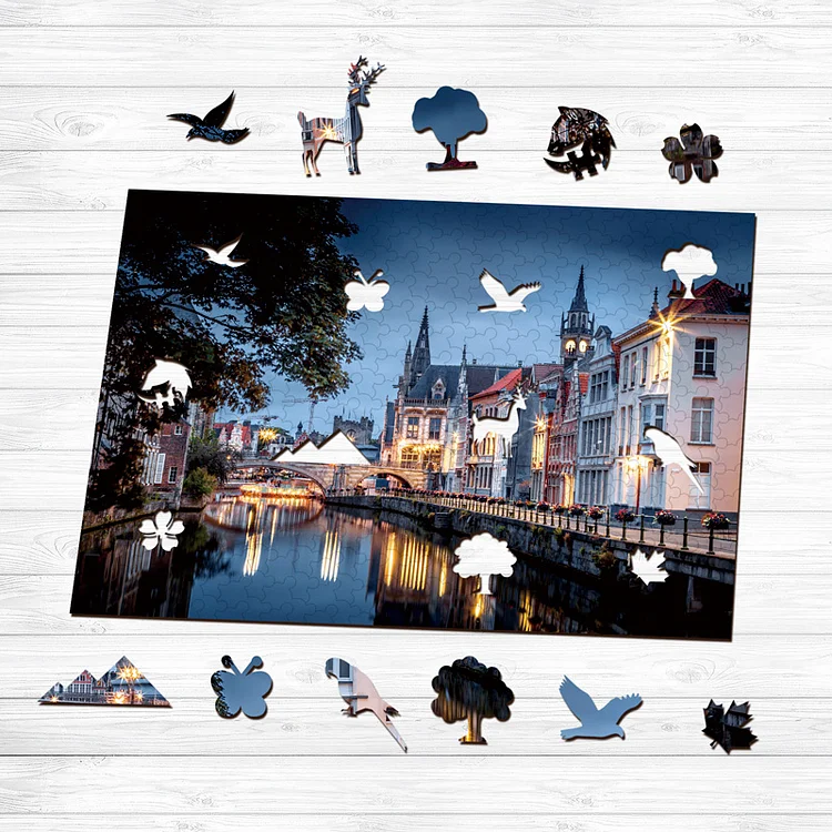 Ericpuzzle™ Ericpuzzle™Ghent Wooden Puzzle