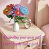 10Pcs 5D Flower Butterfly Diamond Painting Kit, DIY Vase Filler Ornament Table Decoration for Garden Home Decor