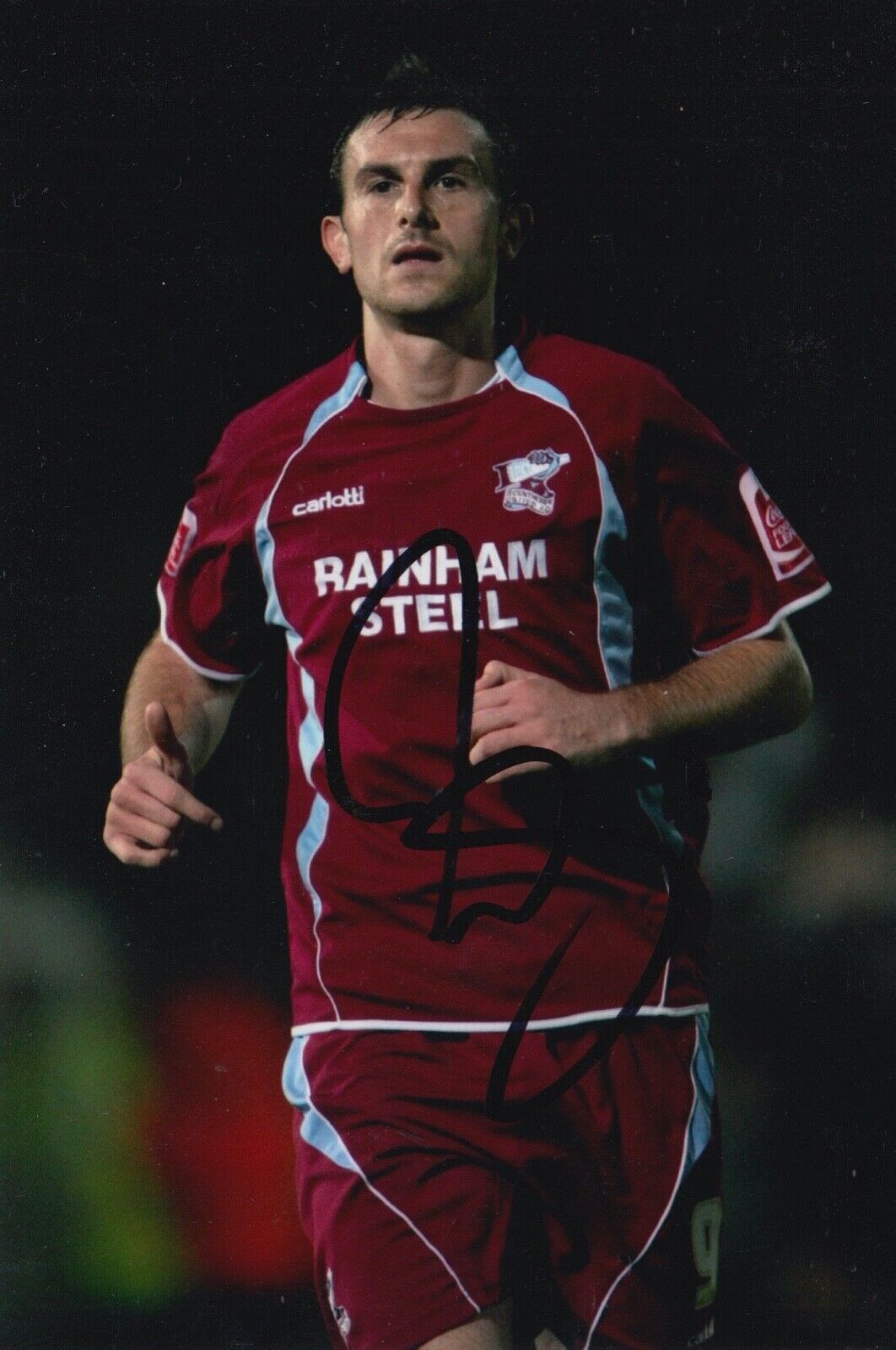 PAUL HAYES HAND SIGNED 6X4 Photo Poster painting - FOOTBALL AUTOGRAPH - SCUNTHORPE UNITED 1.