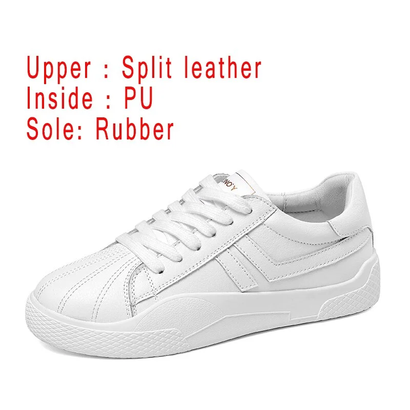 White Women Sneakers Flats 2021 Autumn Outdoor  Casual Breathable Women Running Shoes Tenis Feminino Rubber Sole Clearance Sale