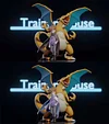 1/20 Scale World Zukan Green Oak & Charizard - Pokemon Statue - Trainer House Studios