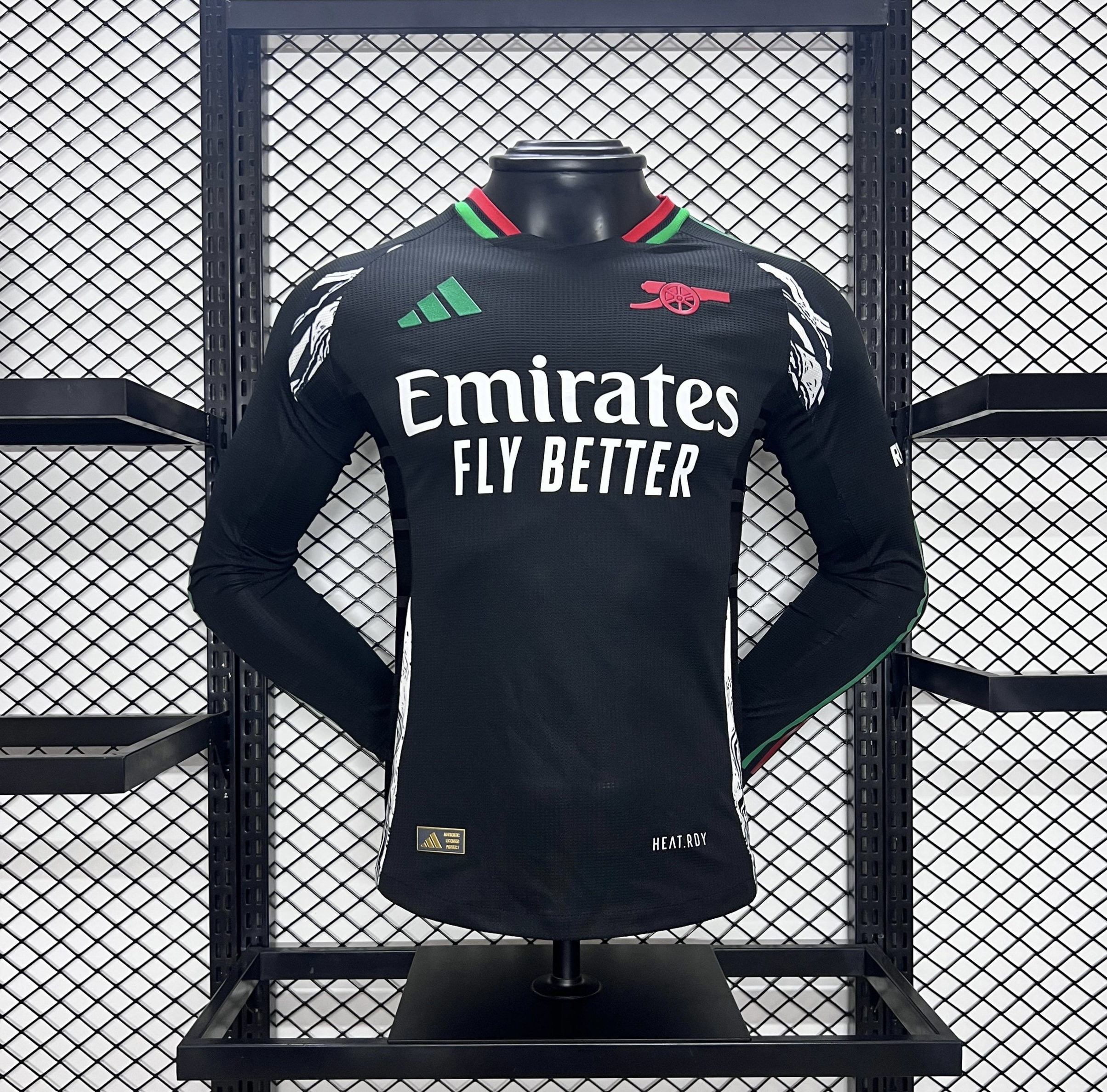 Arsenal 24-25 Away Long Sleeve Jersey - Player Version
