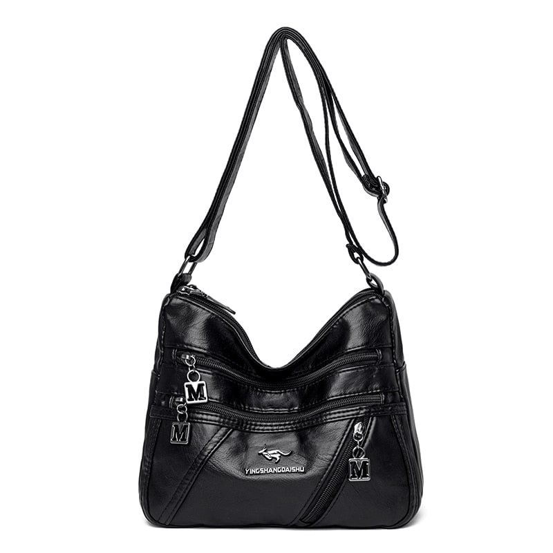 High Quality Soft Pu Leather 2021 Women Shoulder Bag Leather Luxury Handbags Women's Bags Designer Shoulder Crossbody Bag Female