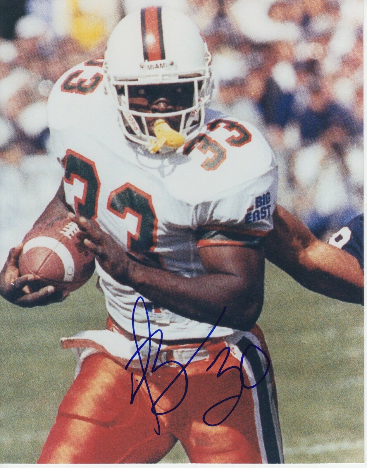 Donnell Bennett #0 8x10 Signed Photo Poster painting w/ COA Miami Hurricanes