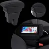 Car Armrest Box with USB Ports Seat Storage Box Fit for Honda Fit Jazz 2008-2013