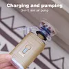 Electric Air Pump Air Mattress Pump with 5 Nozzles Mini Air Pump for Pool Floats