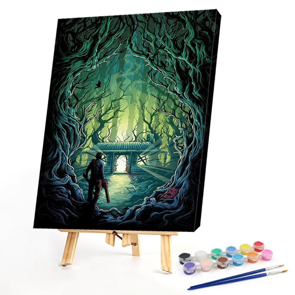 

40*50CM - Paint By Numbers - Horror Movies, 501 Original