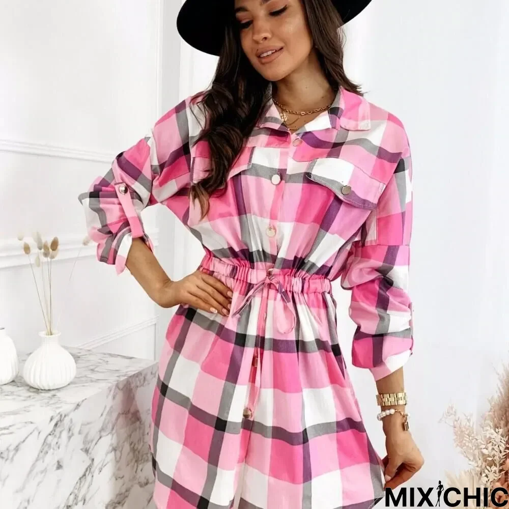Women's Shirt and Dress with Waist Check