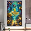 (40*70cm)Halloween Ballet Girl - Round AB Drill Diamond Painting