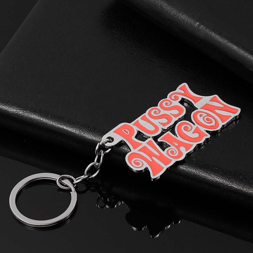 Hot-selling Movie and TV Peripheral Bill  Keychain English Pussy Wagon Alloy