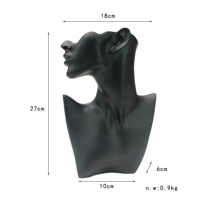 Resin Artistic Style Portrait Jewelry Rack