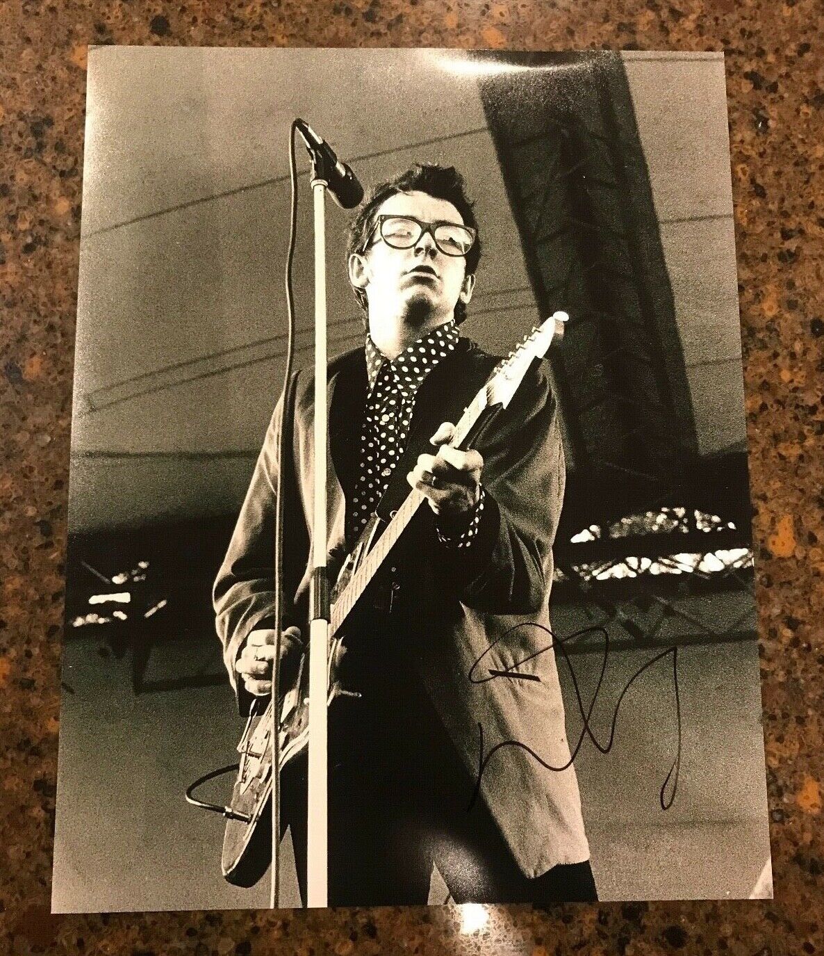 * ELVIS COSTELLO * signed autographed 11x14 Photo Poster painting * GET HAPPY * SHE * PROOF * 1